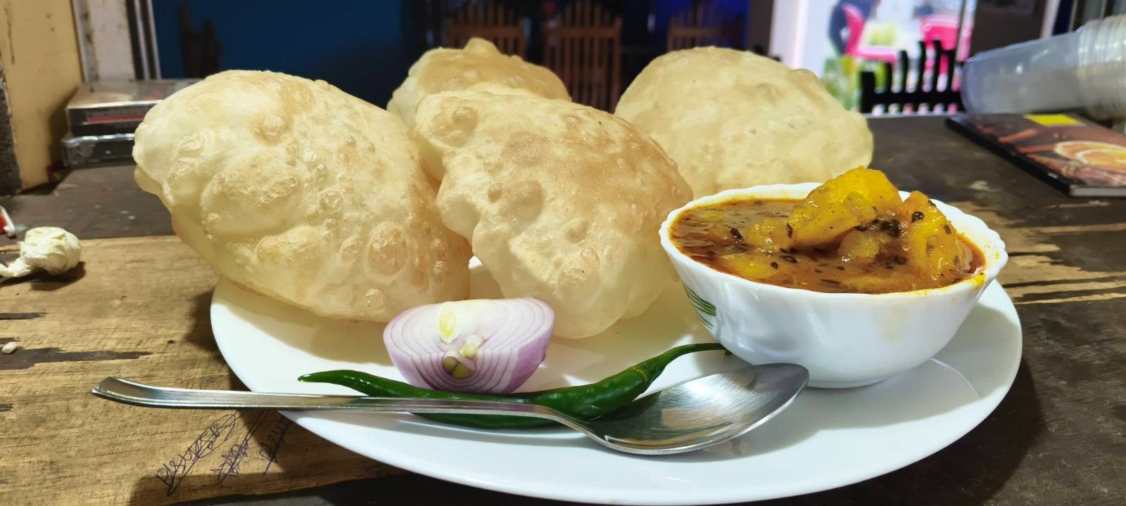 Bengali Breakfast Luchi Puri