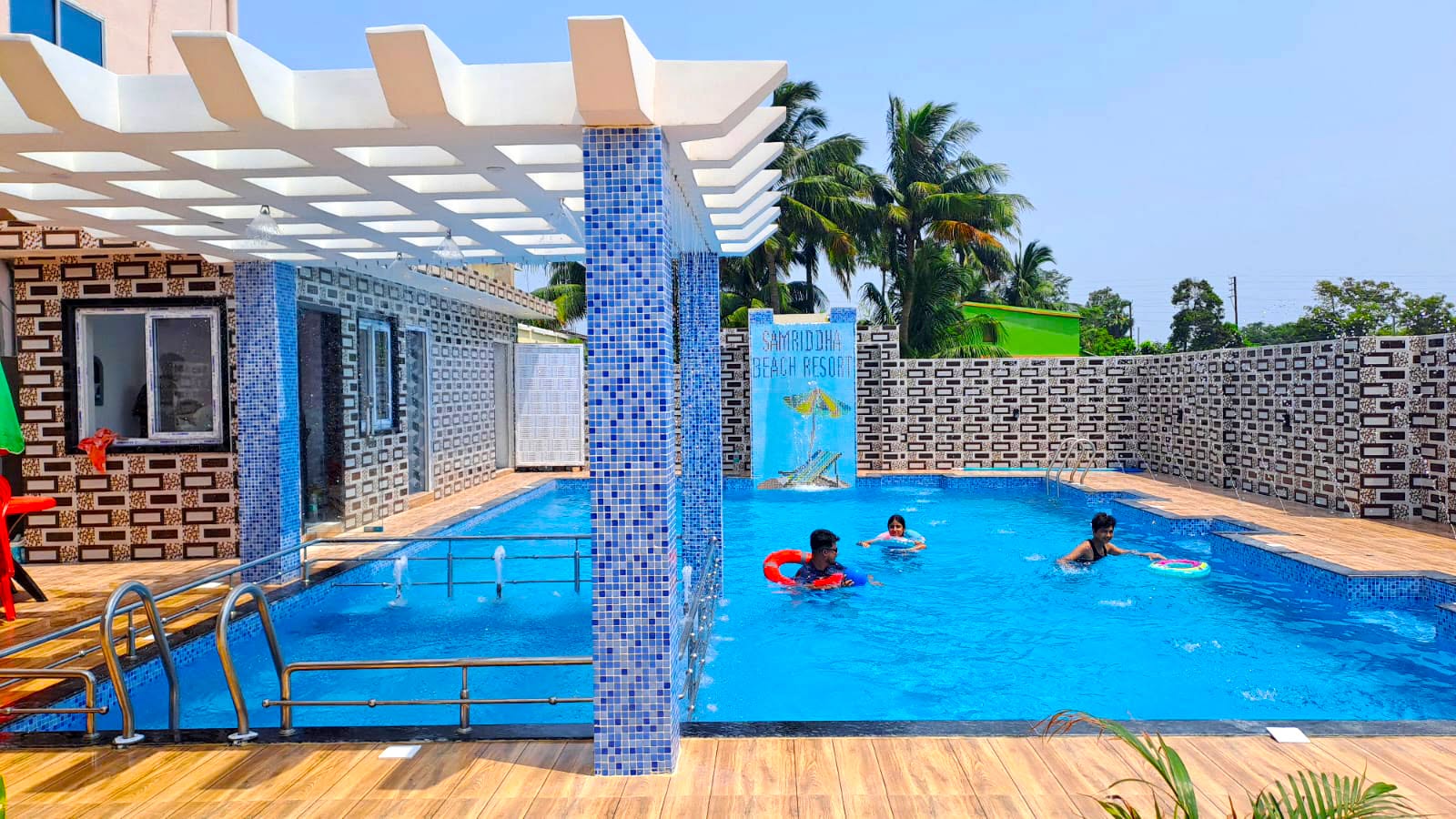 Guests Swimming